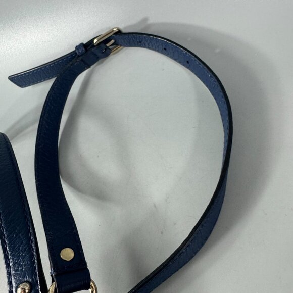 Kate Spade New York Blue Leather Adjustable Strap - Picture 4 of 10